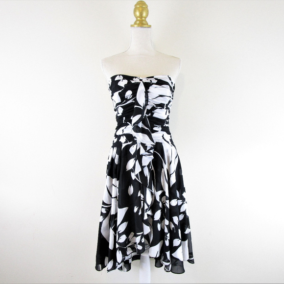 black and white house dresses
